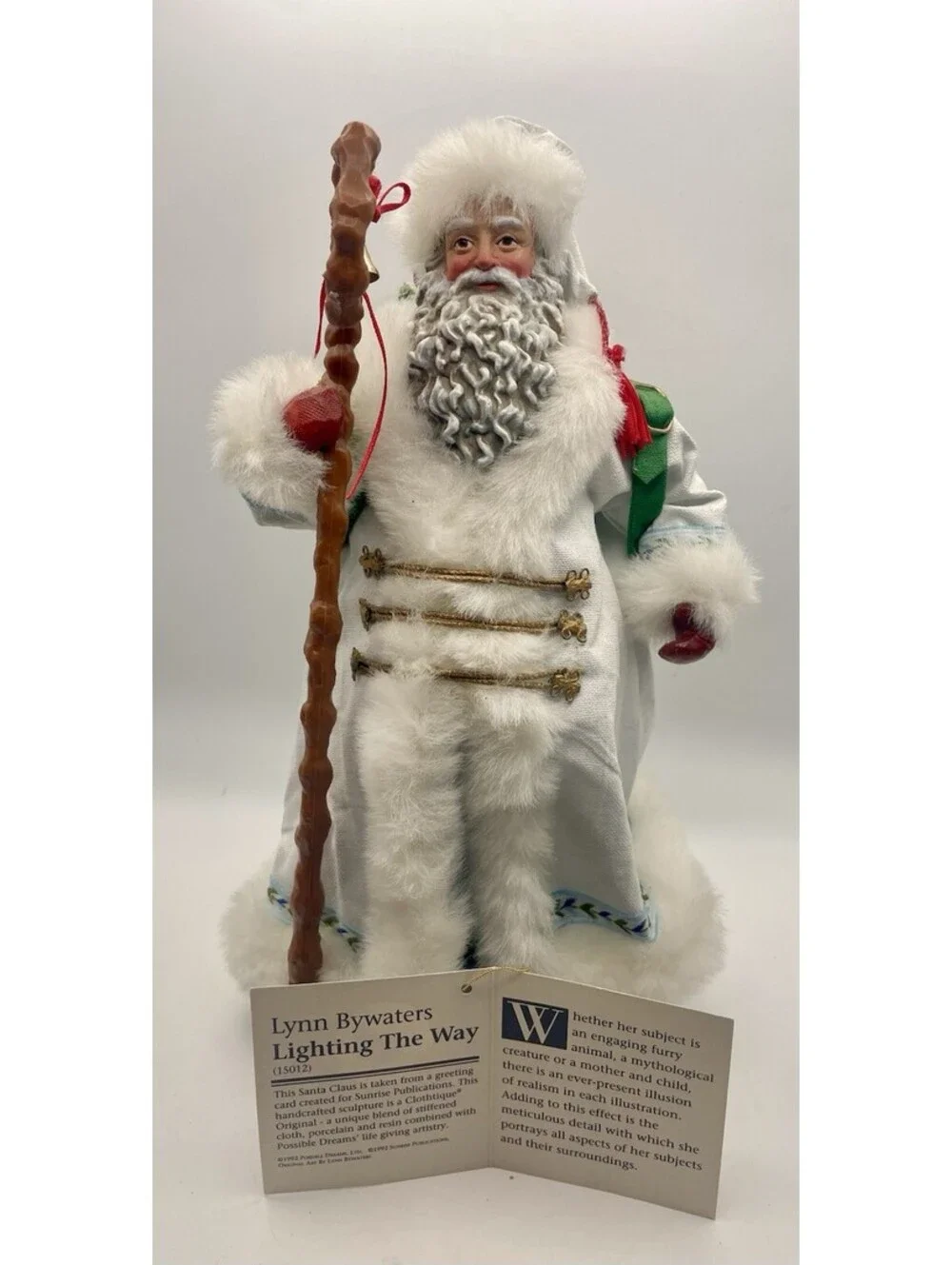 1992 Clothtique Santa by Possible Dreams LIGHTING THE WAY SANTA 11